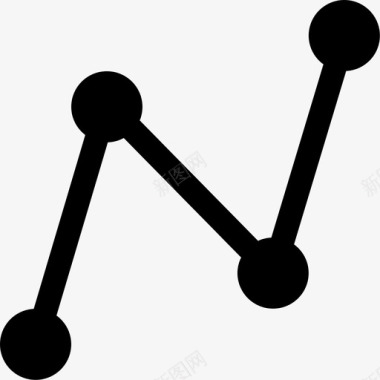 折线状折线图图标