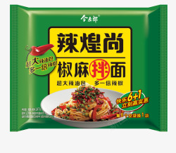 今麦郎辣煌尚椒麻拌面袋装素材