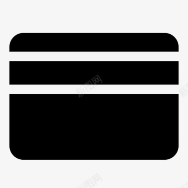 信用卡盗用信用卡塑料支付图标