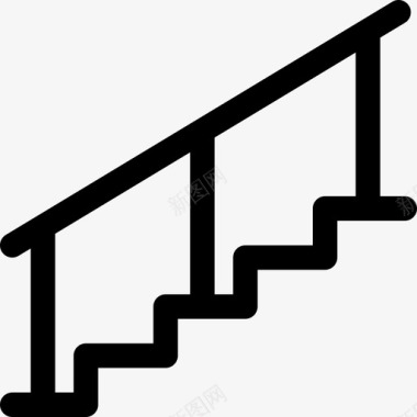 楼梯建筑台阶图标