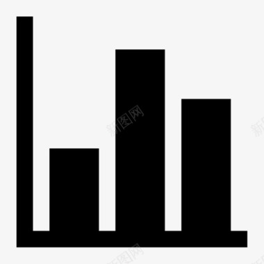 直角ihistogram直方图图标