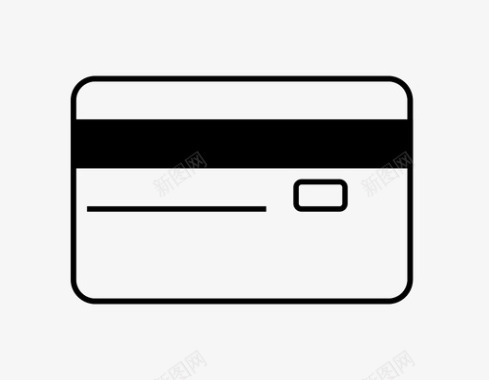信用卡信用卡借记卡图标