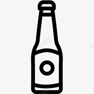 啤酒瓶酒精干杯图标