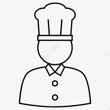 厨师烹饪工作图标