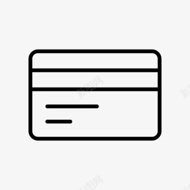 信用卡宣传册信用卡债务卡员工卡图标