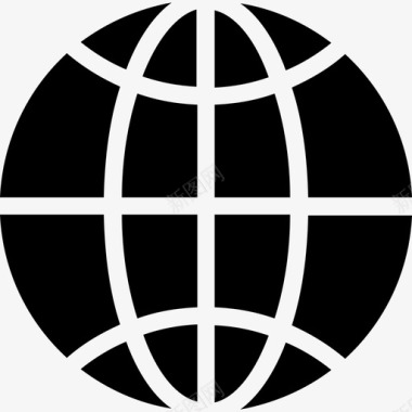 数字世界全球地球国际图标