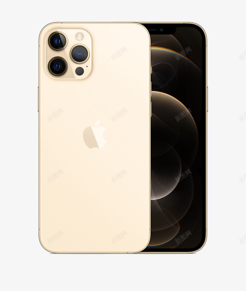 iPhone12Pro金色png免抠素材_88icon https://88icon.com 金色