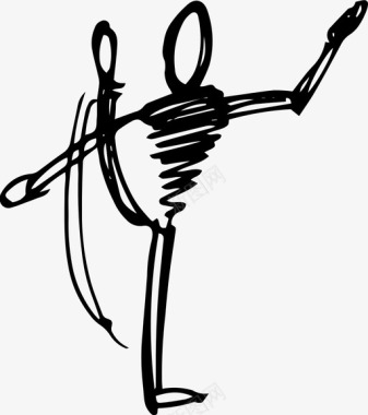 舞蹈演员艺术芭蕾舞图标