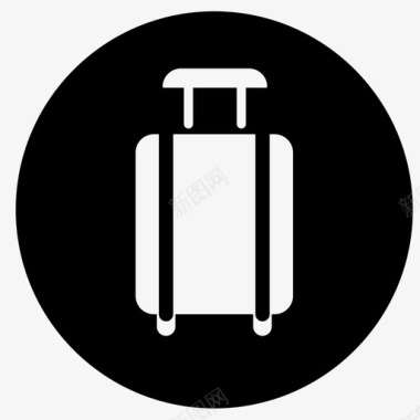 旅游机场行李图标