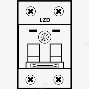 岩浆冷却冷却塔主断路器图标
