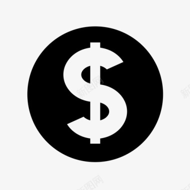 火焰美元图标美元商业硬币图标