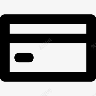 信用卡信用卡自动柜员机银行卡图标