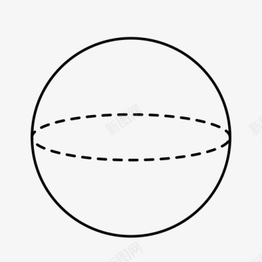 随机的形状球体几何数学图标