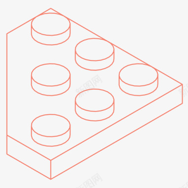 益智积木乐高积木积木建造图标