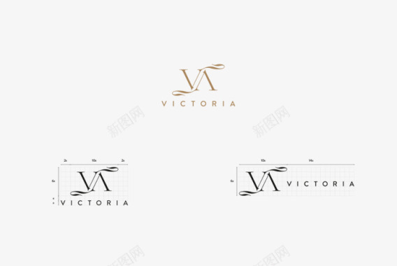 Victoria化妆品包装设计图标