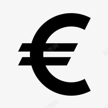 欧元图标欧元商业经济图标