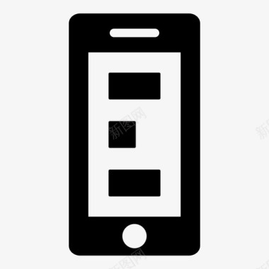 智能手机移动友好型移动网站图标