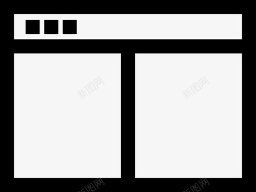 网站布局表格浏览器布局图标