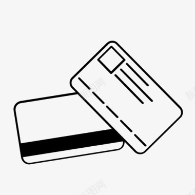 信用卡宣传册信用卡信用卡支付图标