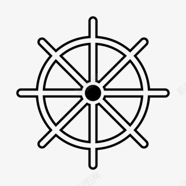 轮船长航海员图标