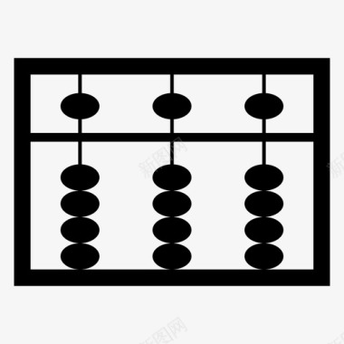 算盘算盘教育数学图标