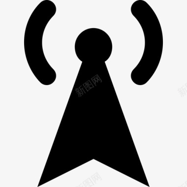 WIFI网络wifi塔天线网络图标