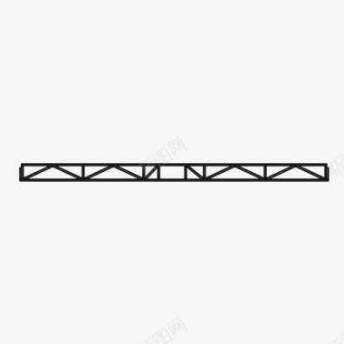 乐符桥梁桁架桥梁工程图标