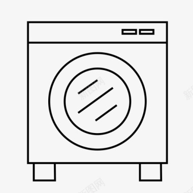 洗衣机电器家图标