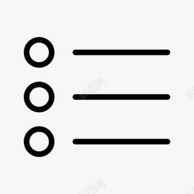 提醒事项图标项目符号列表检查列表列表项图标