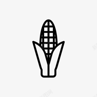 玉米食品水果图标