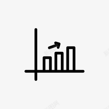 进度分支图标图表条形图业务图标