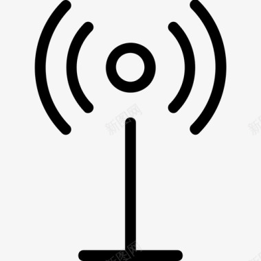 WiFi无线WiFi网络无线天线信号塔wifi图标