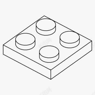 积木球玩具乐高积木积木建造图标