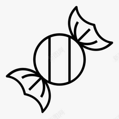 糖果包装好的糖图标