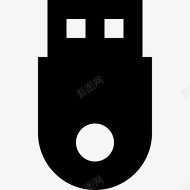 科技数据海报U盘数据旅行者闪存图标