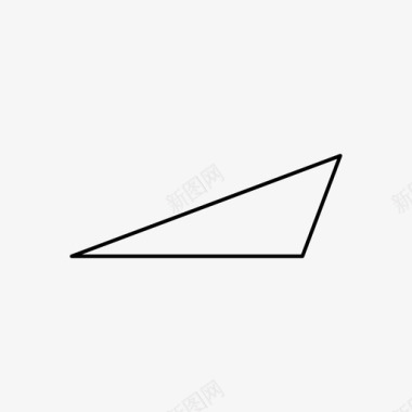 钝角钝角钝角三角形形状图标