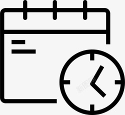 时间管理表格时间管理业务组织高清图片