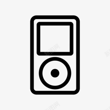 红外线遥控器mp3播放器设备ipod图标