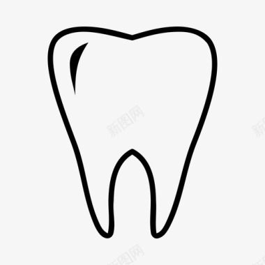 牙牙齿矫正磨牙牙齿牙医图标