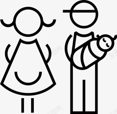 少女怀孕少年为人父母图标