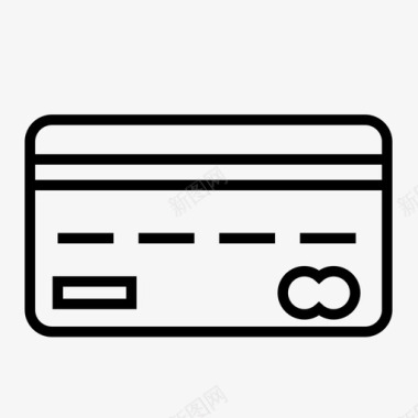 信用卡信用卡借记卡智能卡图标