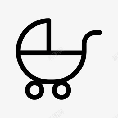 婴儿推车婴儿车婴儿推车图标