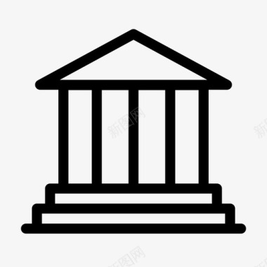银行机构货币图标