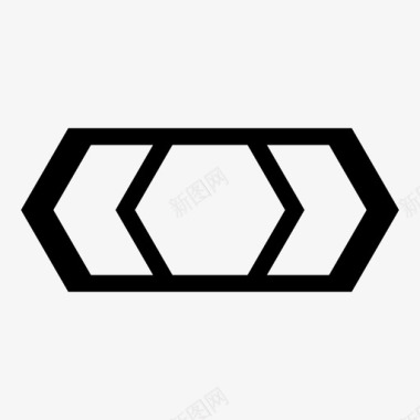 六边形图案六角形六边形图案和形状图标
