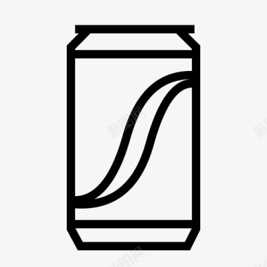 汽水罐饮料可乐图标