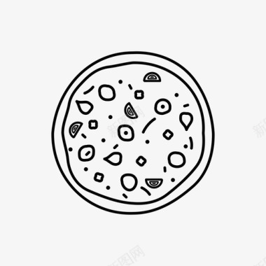 披萨快餐意大利菜图标