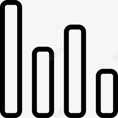 条形图表条形图分析图表图标