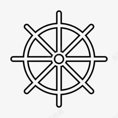 轮船长航海员图标