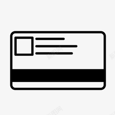 信用卡宣传册信用卡信用卡支付图标