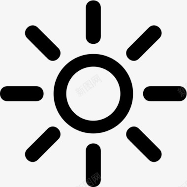 太阳太阳光设备图标